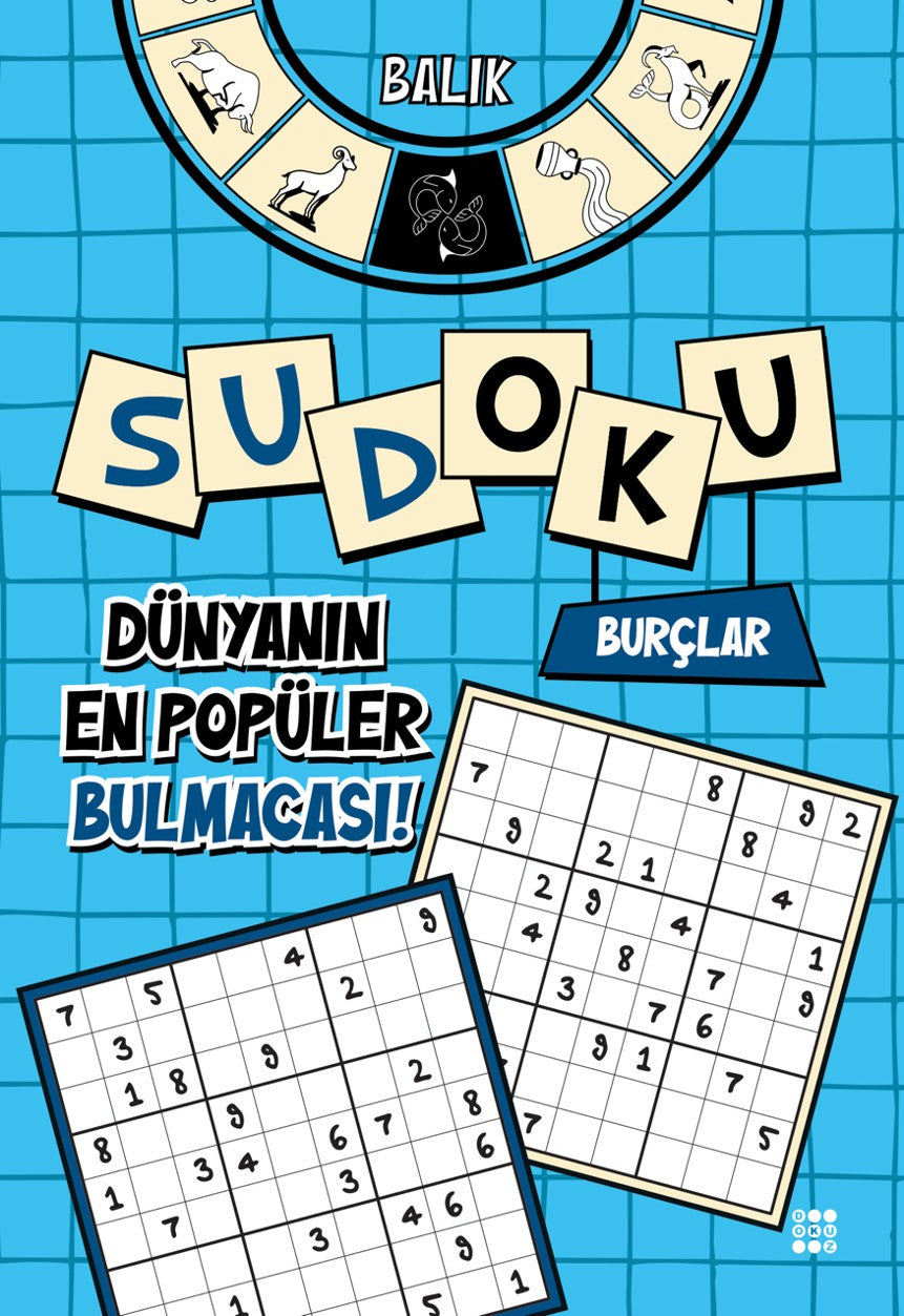Burçlar Sudoku / Balık (Kalem Hediyeli) - Murat Yalçın kitap kapağı