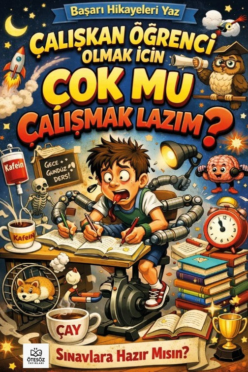 Çalışkan Öğrenci Olmak İçin Çok Mu Çalışmak Lazım? - Kolektif kitap kapağı