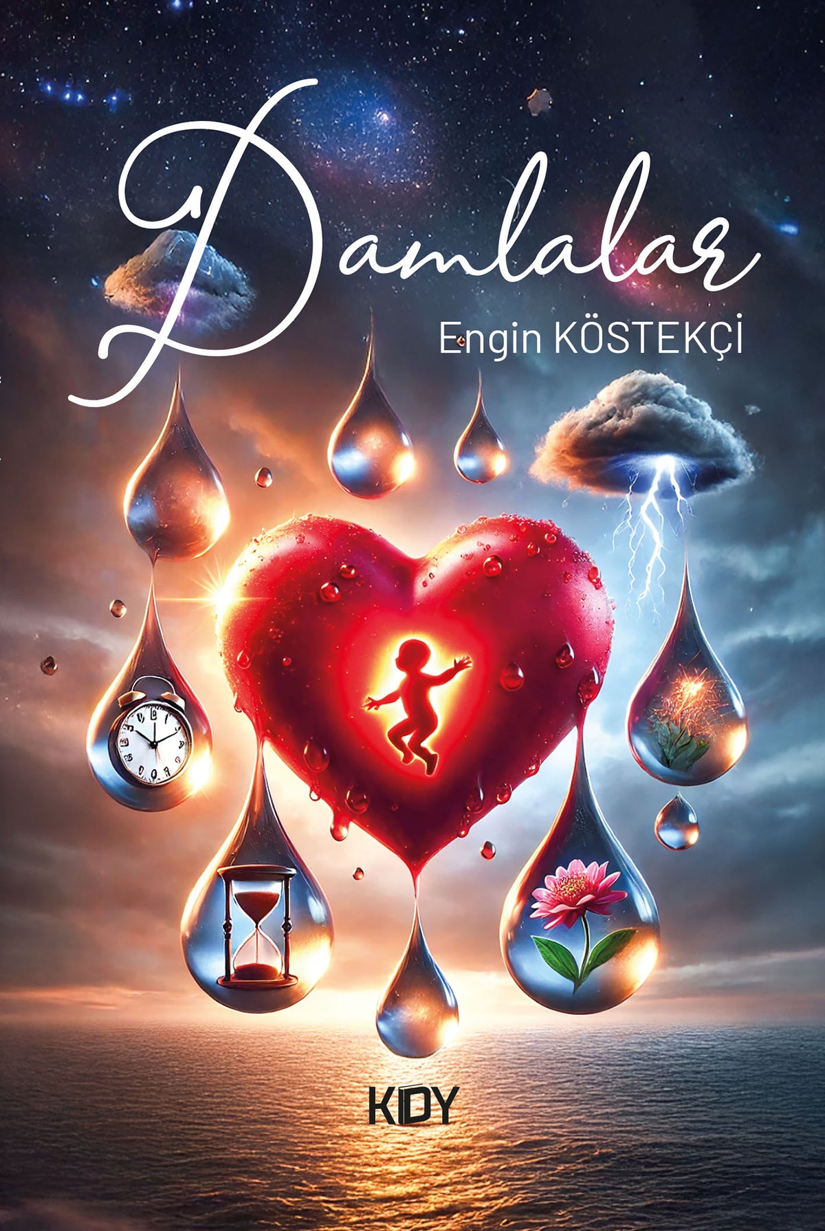 Damlalar - Engin Köstekçi kitap kapağı
