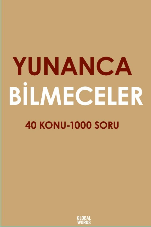 Yunanca Bilmeceler 40 Konu-1000 Soru - Kolektif kitap kapağı