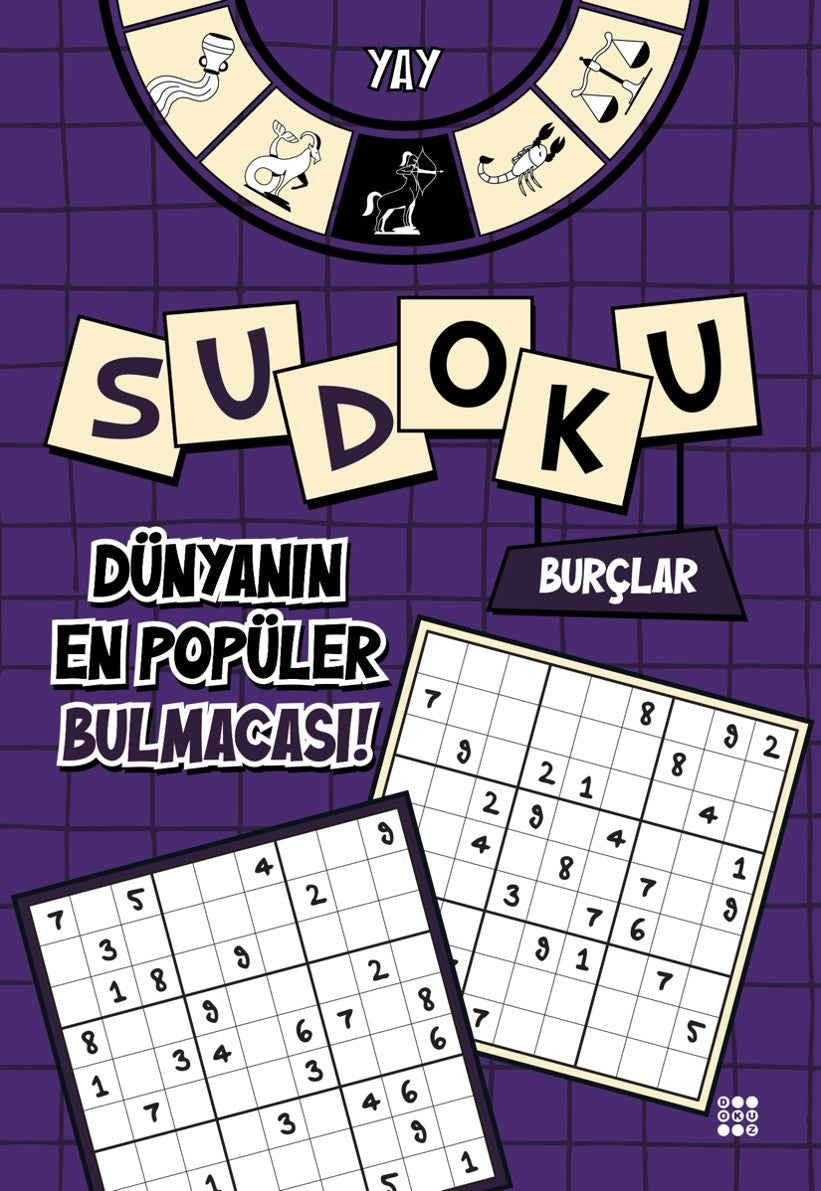 Burçlar Sudoku / Yay (Kalem Hediyeli) - Murat Yalçın kitap kapağı