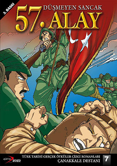 Düşmeyen Sancak 57. Alay - SUAT TURGUT-OSMAN ARSLAN kitap kapağı