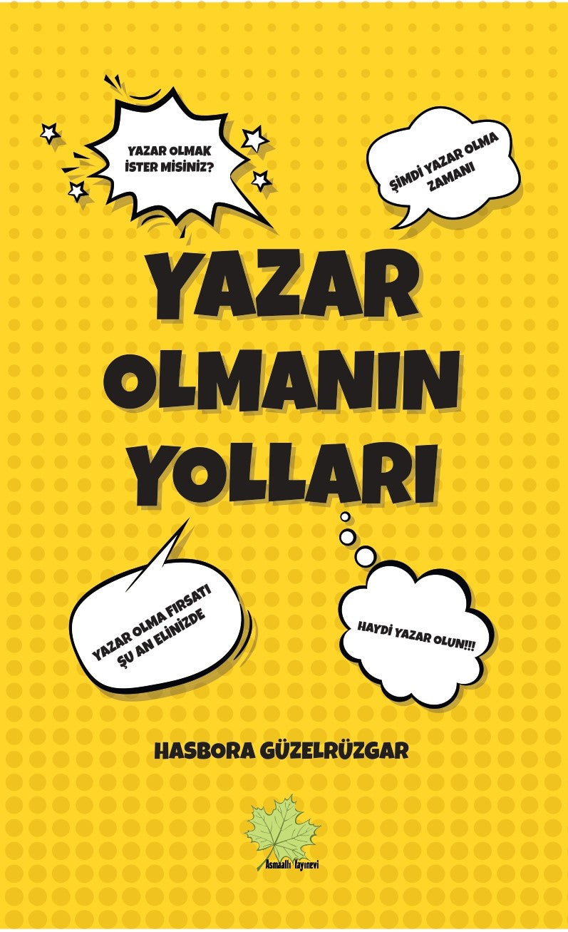 Yazar Olmanın Yolları - Hasbora Güzelrüzgar kitap kapağı