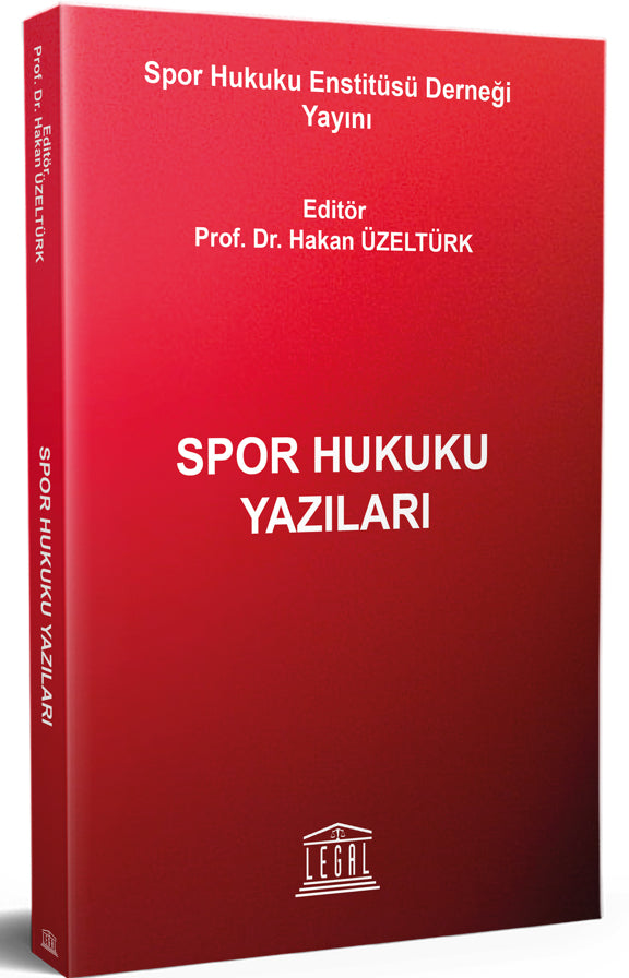 Spor Hukuku Yazıları Tanıtımı - Prof.Dr. Hakan Üzeltürk kitap kapağı