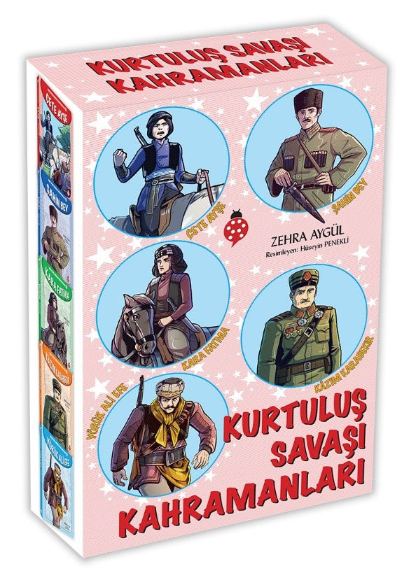 Kurtuluş Savaşı Kahramanları Seti (5 Kitap) - Zehra Aygül kitap kapağı