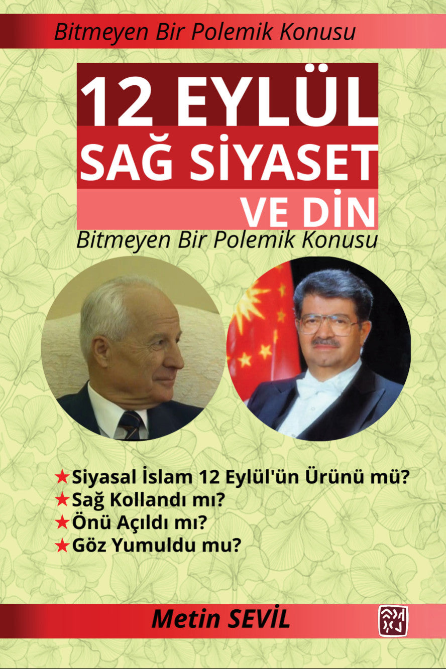 12 Eylül, Sağ Siyaset ve Din - Metin Sevil kitap kapağı