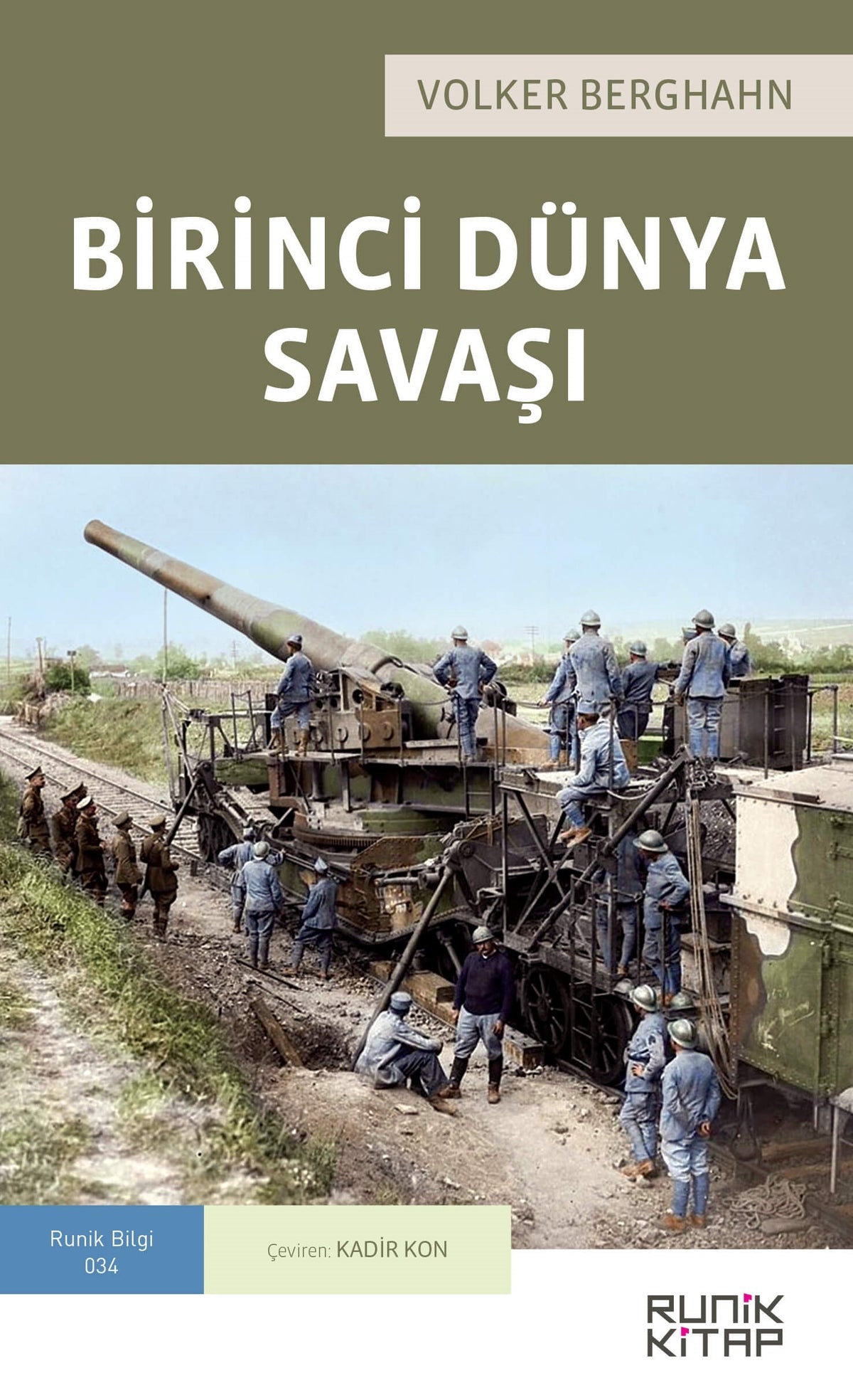 Birinci Dünya Savaşı - Volker Berghahn kitap kapağı
