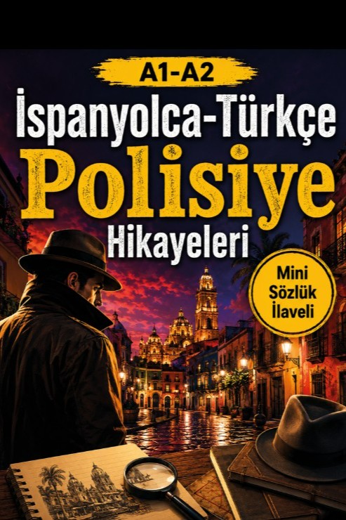 A1-A2 İspanyolca-Türkçe Polisiye Hikayeleri - Kolektif kitap kapağı
