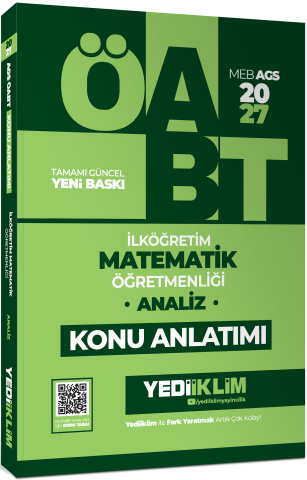 2027 MEB AGS ÖABT İlköğretim Matematik Öğretmenliği -Analiz Konu Anlatımı - Kolektif kitap kapağı