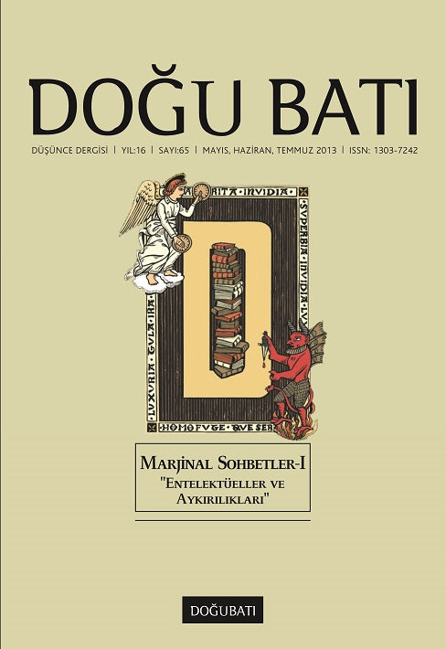 Doğu Batı Sayı:65 Mayıs-Haziran-Temmuz 2013 (Üç Aylık Düşünce Dergisi) - Kolektif kitap kapağı