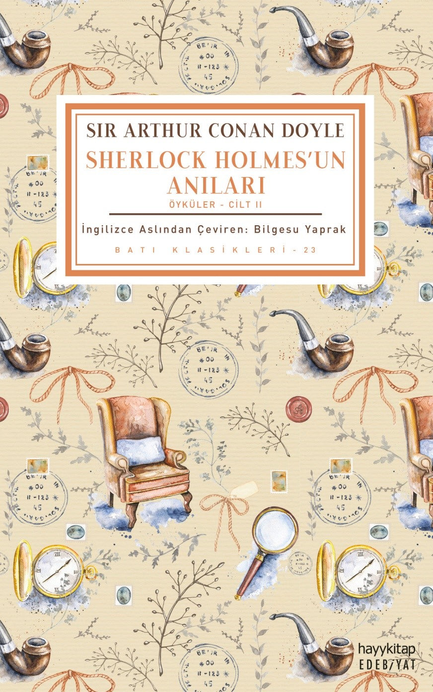 Sherlock Holmesun Anıları (Öyküler - Cilt 2) - Sir Arthur Conan Doyle - Hayykitap - Sir Arthur Conan Doyle kitap kapağı