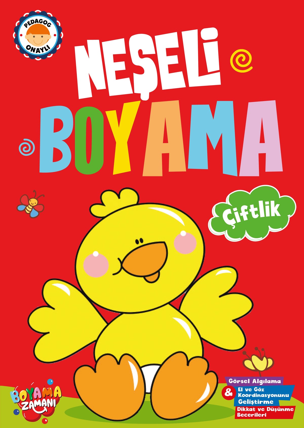 Neşeli Boyama / Çiftlik - Kolektif kitap kapağı