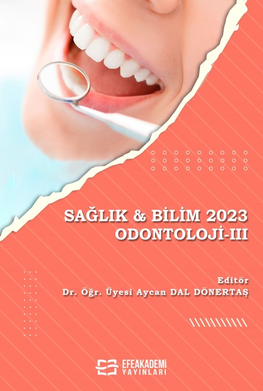 Sağlık - Bilim 2023 Odontoloji -III - Dr. Öğr. Üyesi Aycan Dal Dönertaş kitap kapağı