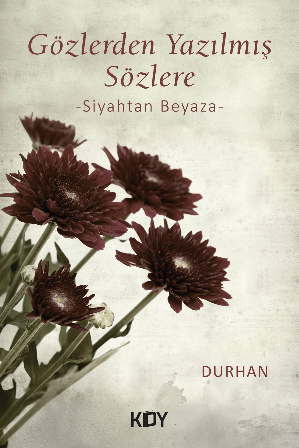 Gözlerden Yazılmış Sözlere - Durhan kitap kapağı