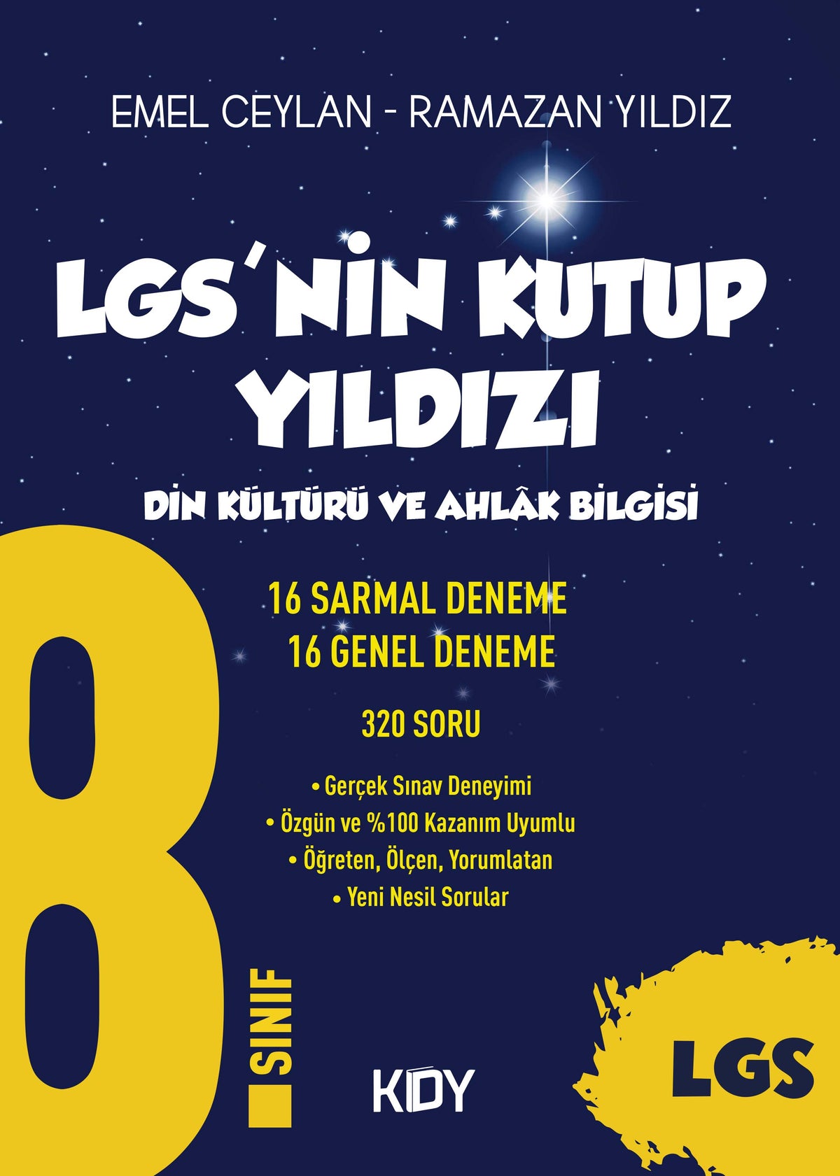 LGS'nin Kutup Yıldızı Din Kültürü ve Ahlak Bilgisi 8. Sınıf - Emel Ceylan kitap kapağı