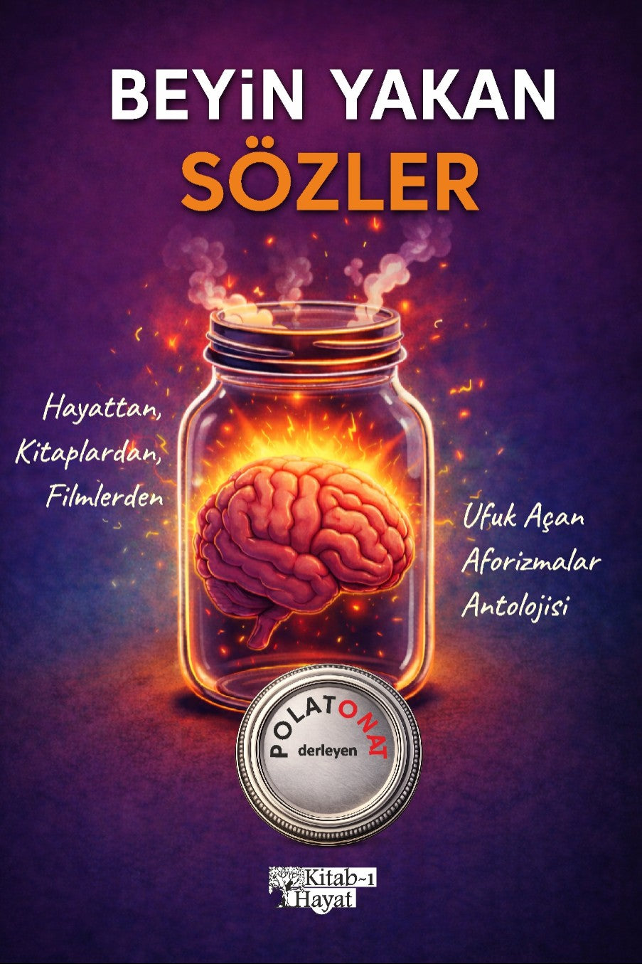 Beyin Yakan Sözler Hayattan, Kitaplardan, Filmlerden Ufuk Açan Aforizmalar Antolojisi - Polat Onat kitap kapağı