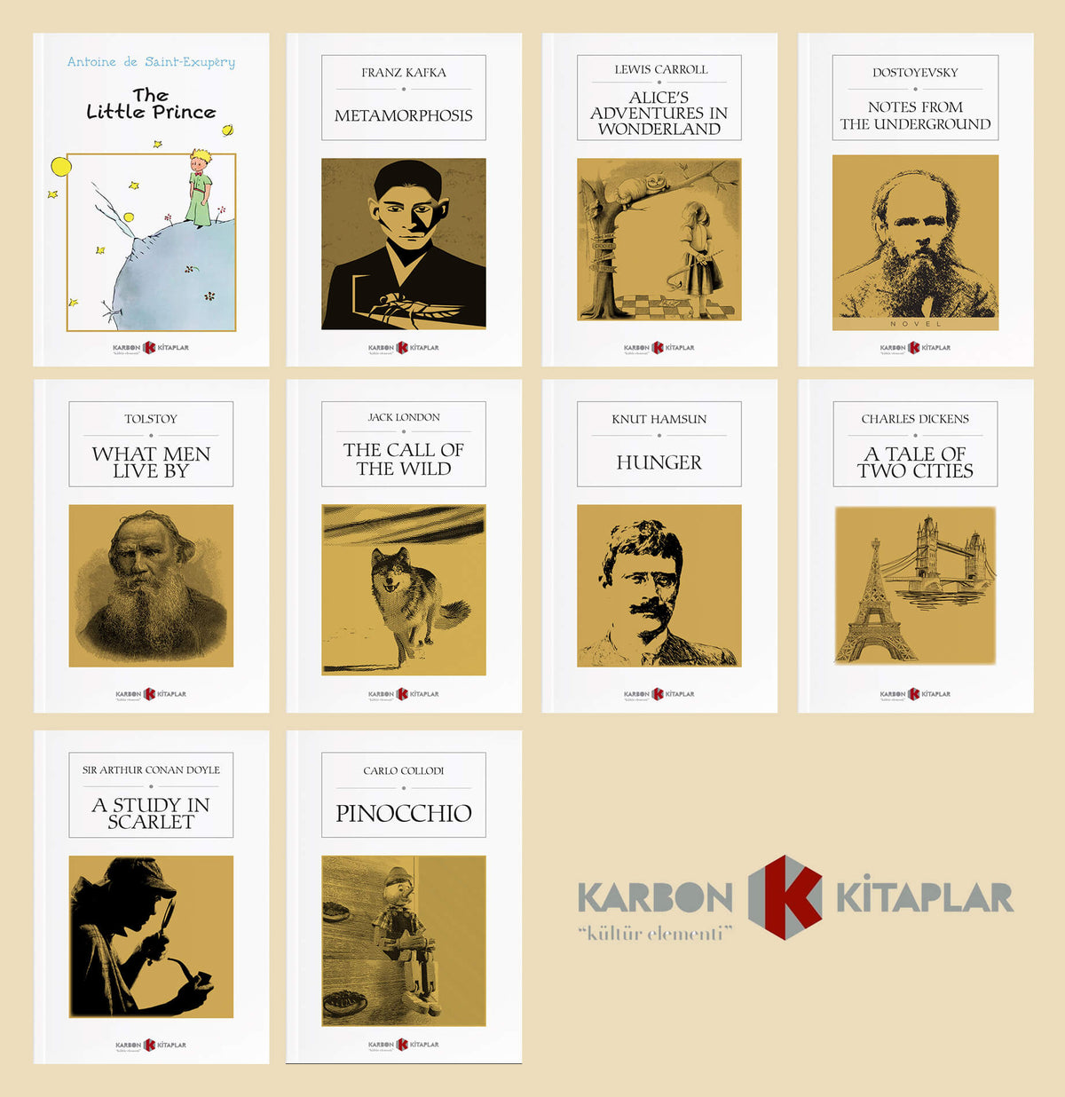 Karbon Kitaplar İngilizce Seti (10 Kitap) - Kolektif kitap kapağı