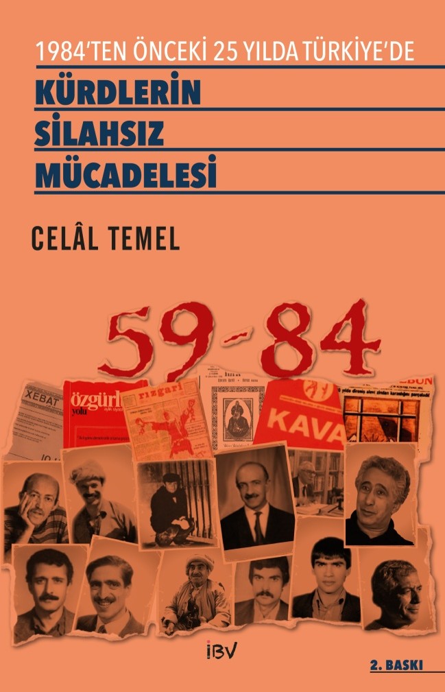 1984'en Önceki 25 Yılda Türkiye'de Kürdlerin Silahsız Mücadelesi - Celal Temel kitap kapağı