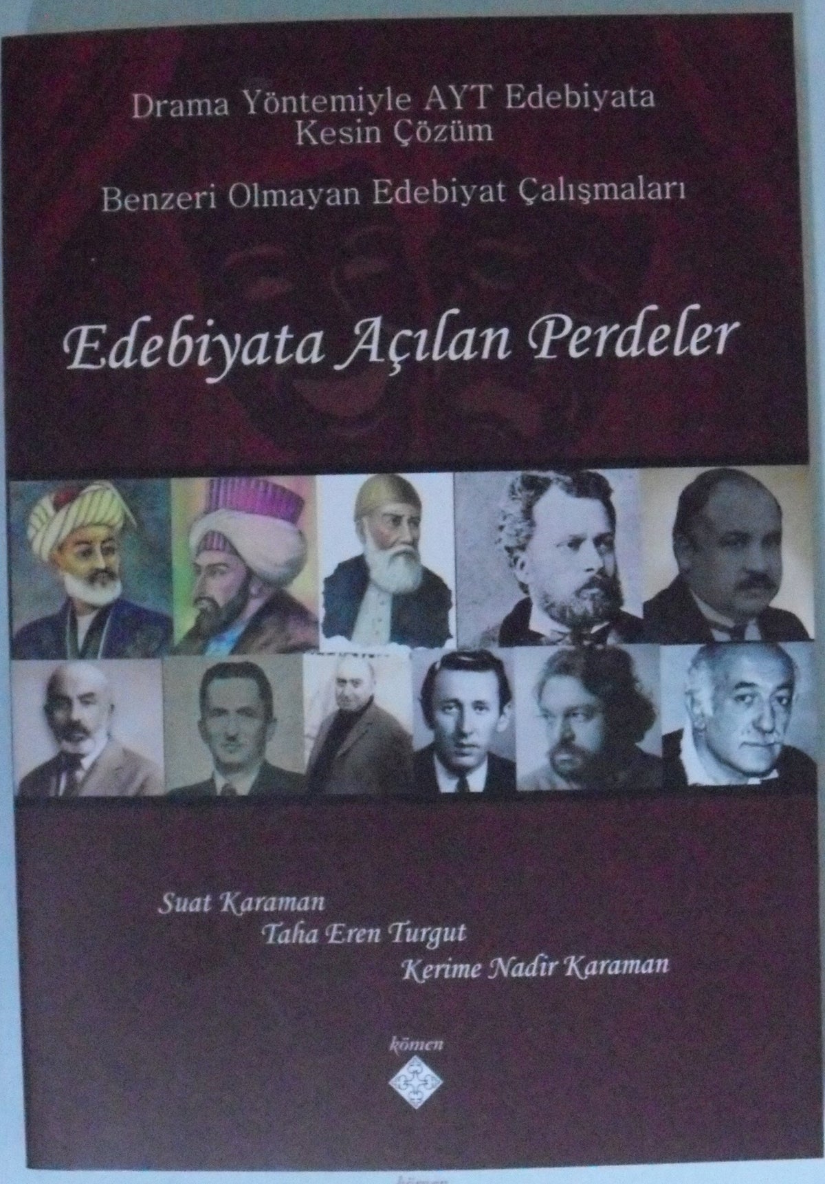Edebiyata Açılan Perdeler - Suat Karaman kitap kapağı