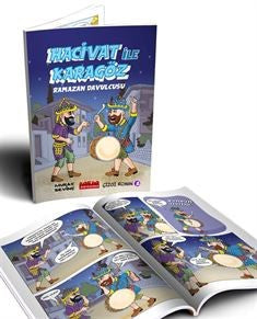 Hacivat ile Karagöz Ramazan Davulcusu (Çizgi Roman) - Murat Sevinç kitap kapağı