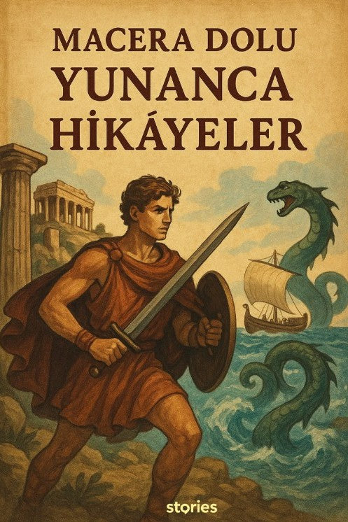 Macera Dolu Yunanca Hikayeler A1-A2 - Kolektif kitap kapağı