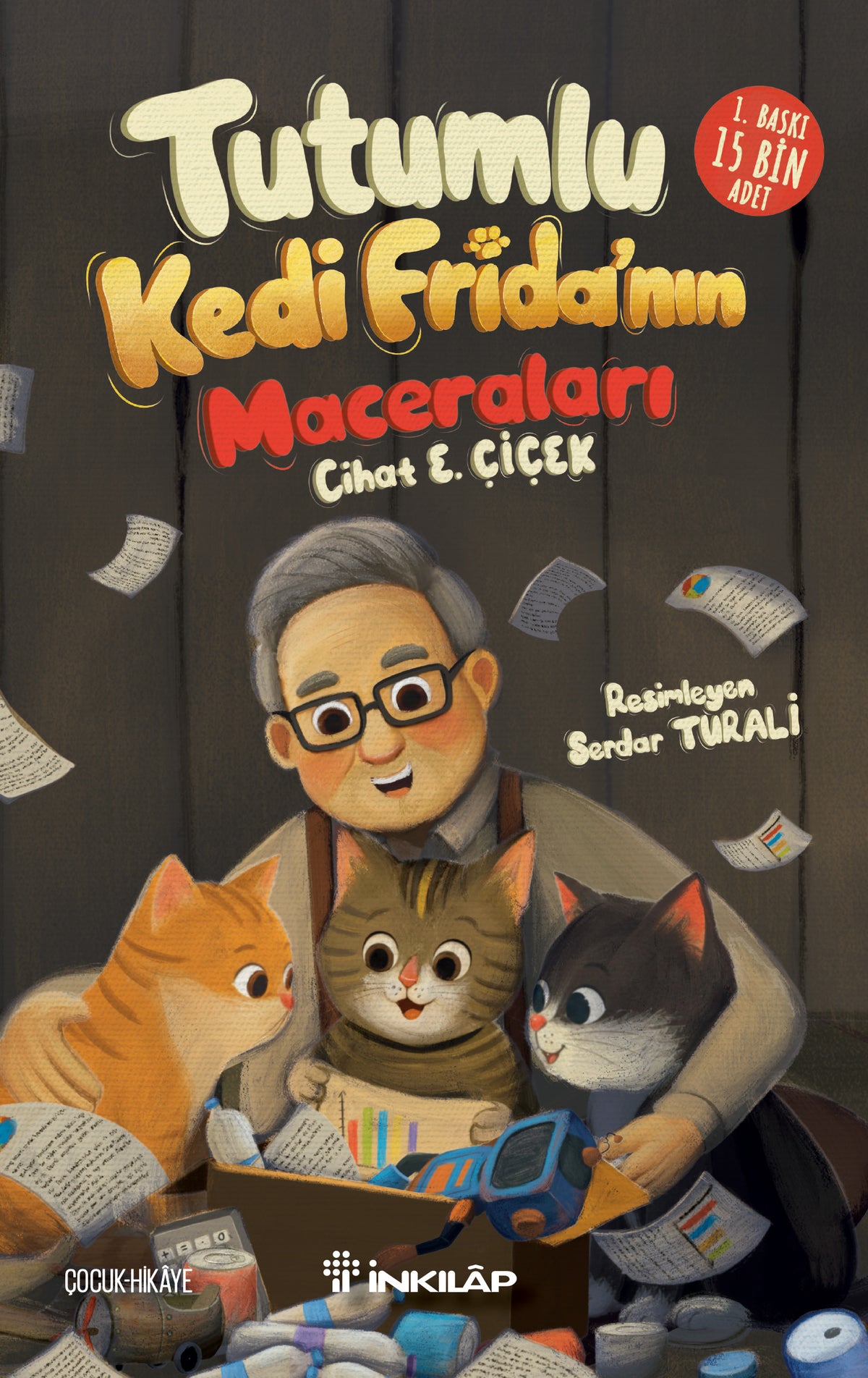 Tutumlu Kedi Frida'nın Maceraları - Cihat E. Çiçek kitap kapağı