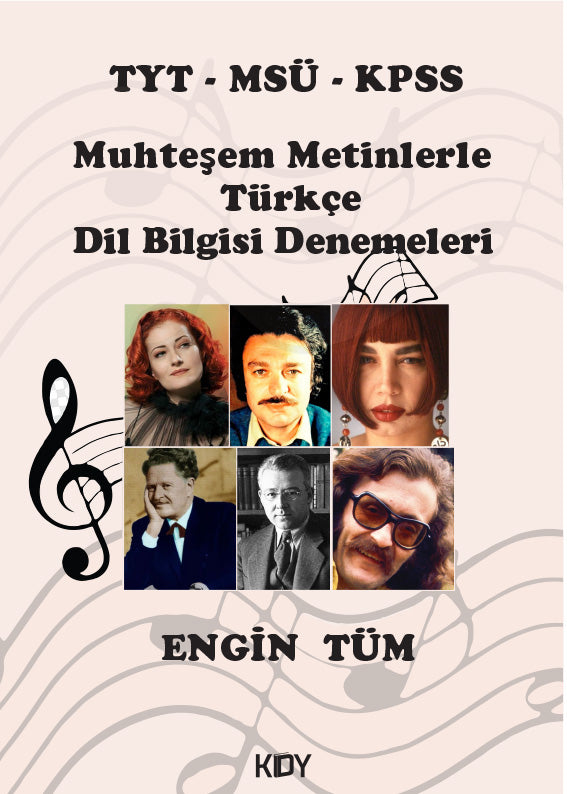 Muhteşem Metinlerle Türkçe Dil Bilgisi Denemeleri - Engin Tüm kitap kapağı