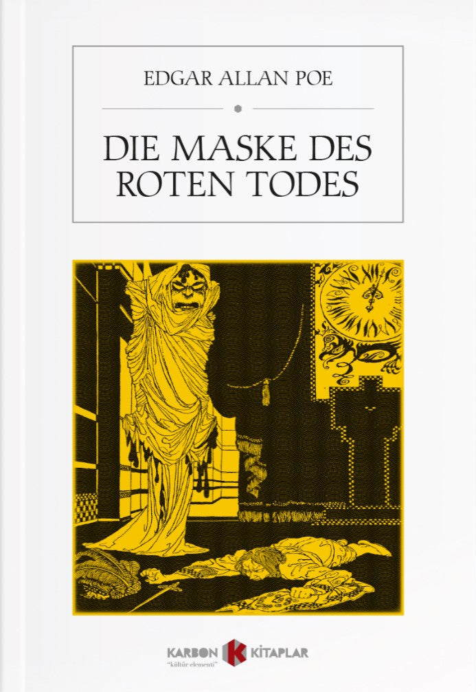 Die Maske des roten Todes - Edgar Allan Poe kitap kapağı