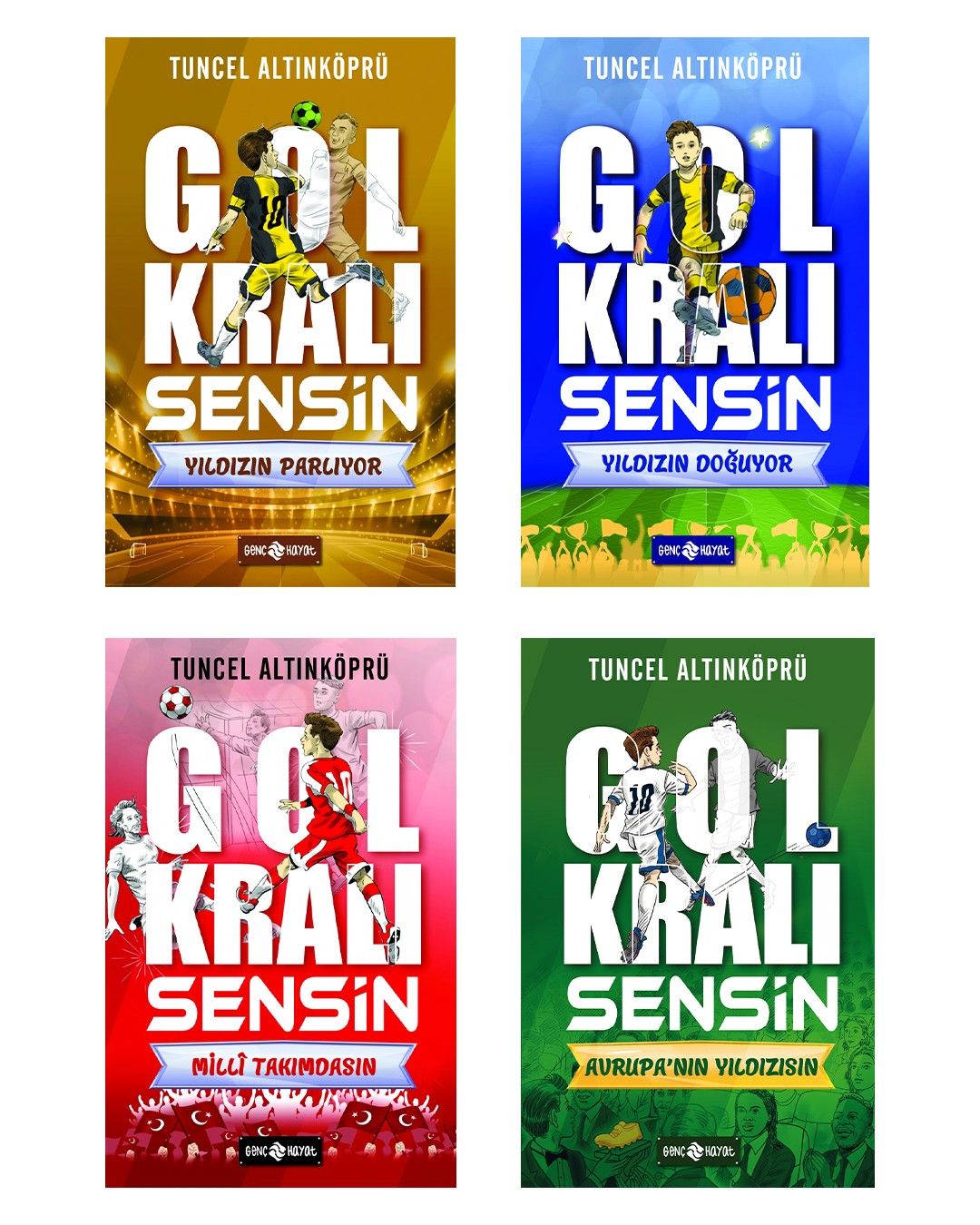 Gol Kralı Sensin Seti (4 Kitap) - Psikolog Tuncel Altınköprü kitap kapağı