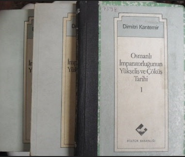 Osmanlı İmparatorluğu'nun Yükseliş ve Çöküş Tarihi (3 cilt-Takım)/ 11-H-34 - Dimitri Kantemir kitap kapağı