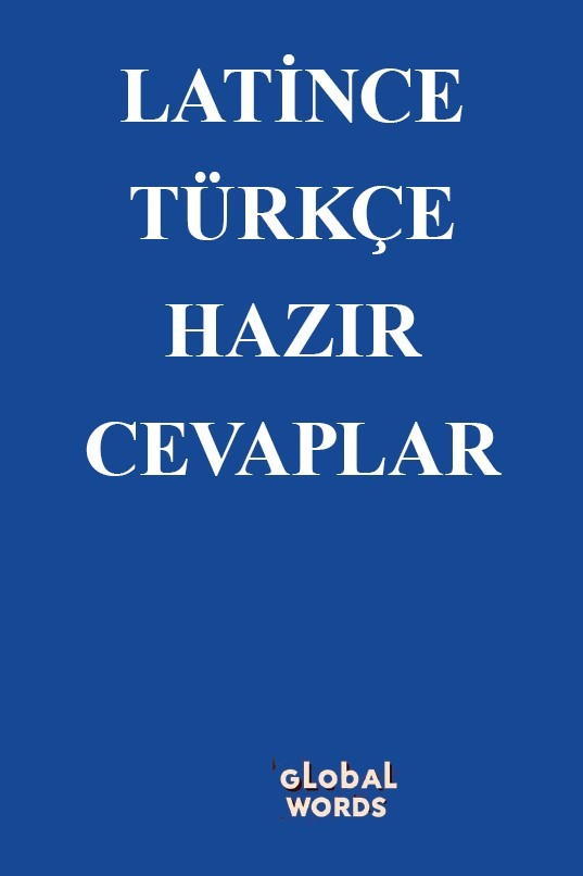 Latince-Türkçe Hazır Cevaplar - Kolektif kitap kapağı