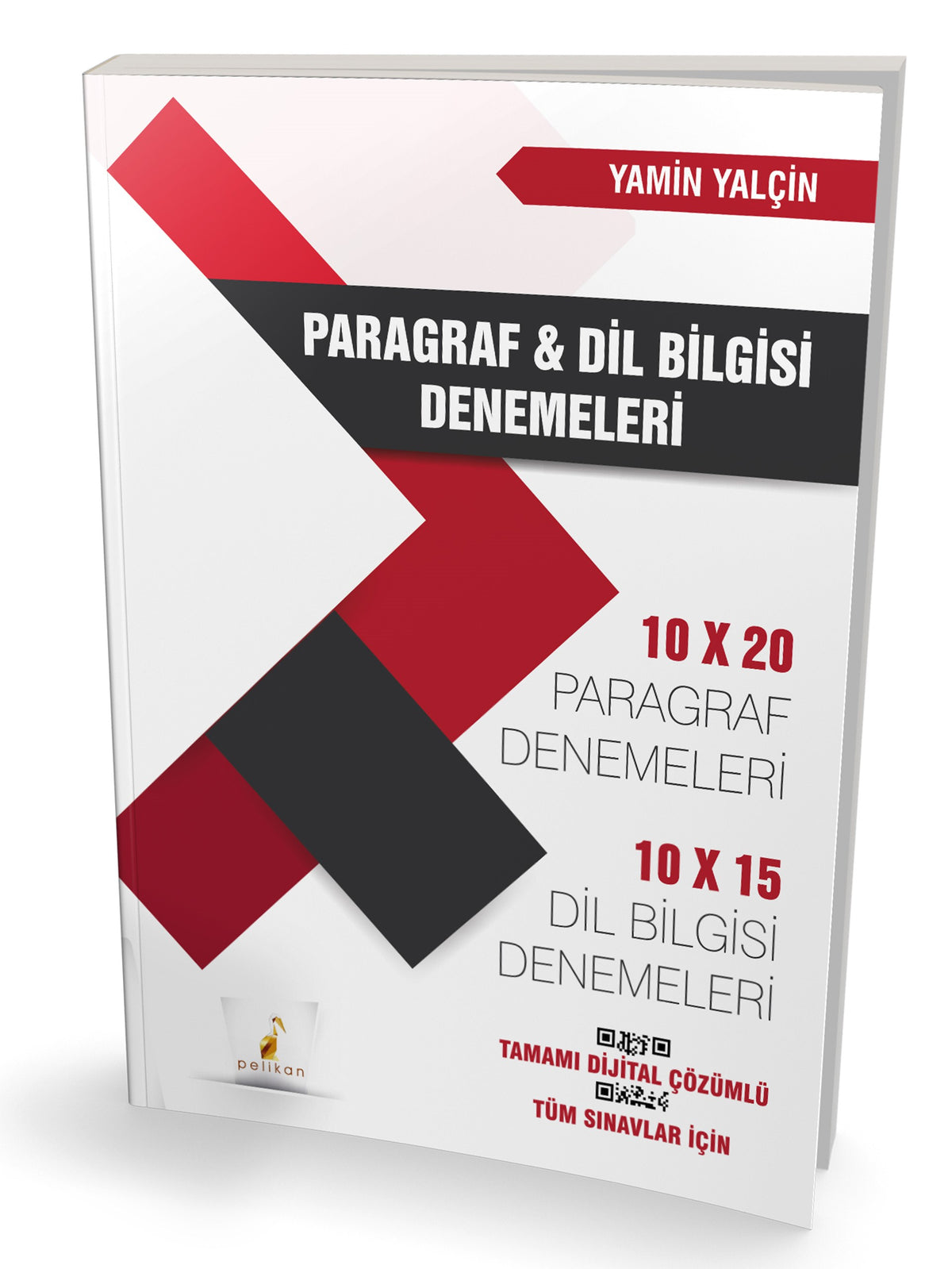 Tüm Sınavlar İçin Paragraf ve Dil Bilgisi Denemeleri Tamamı Dijital Çözümlü - Yamin Yalçın kitap kapağı