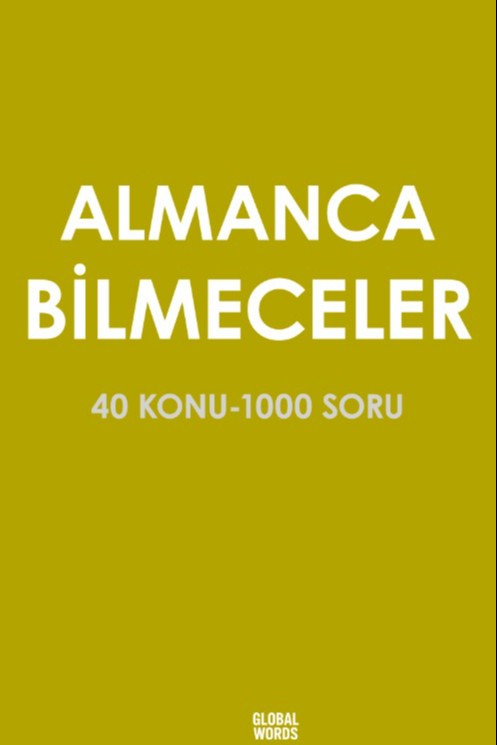 Almanca Bilmeceler 40 Konu-1000 Soru - Kolektif kitap kapağı