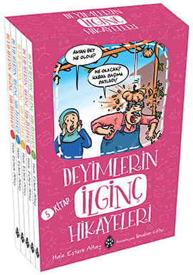 Deyimlerin İlginç Hikayeleri Set (5 Kitap) - Hale Eştürk Altay kitap kapağı