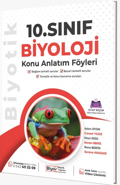 10. Sınıf Biyoloji Konu Anlatım Föyleri - Aslan Aydın kitap kapağı