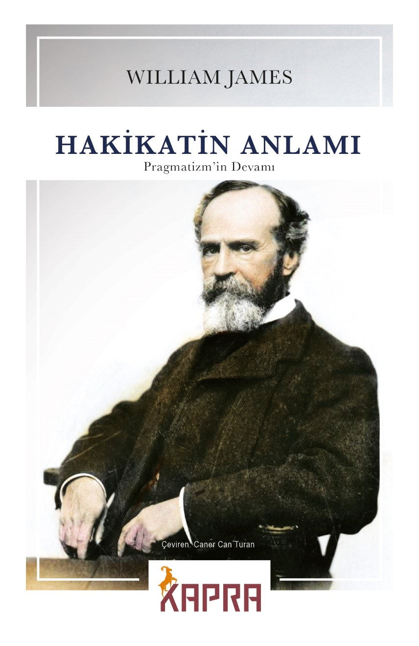 Hakikatin Anlamı Pragmatizm'in Devamı - William James kitap kapağı