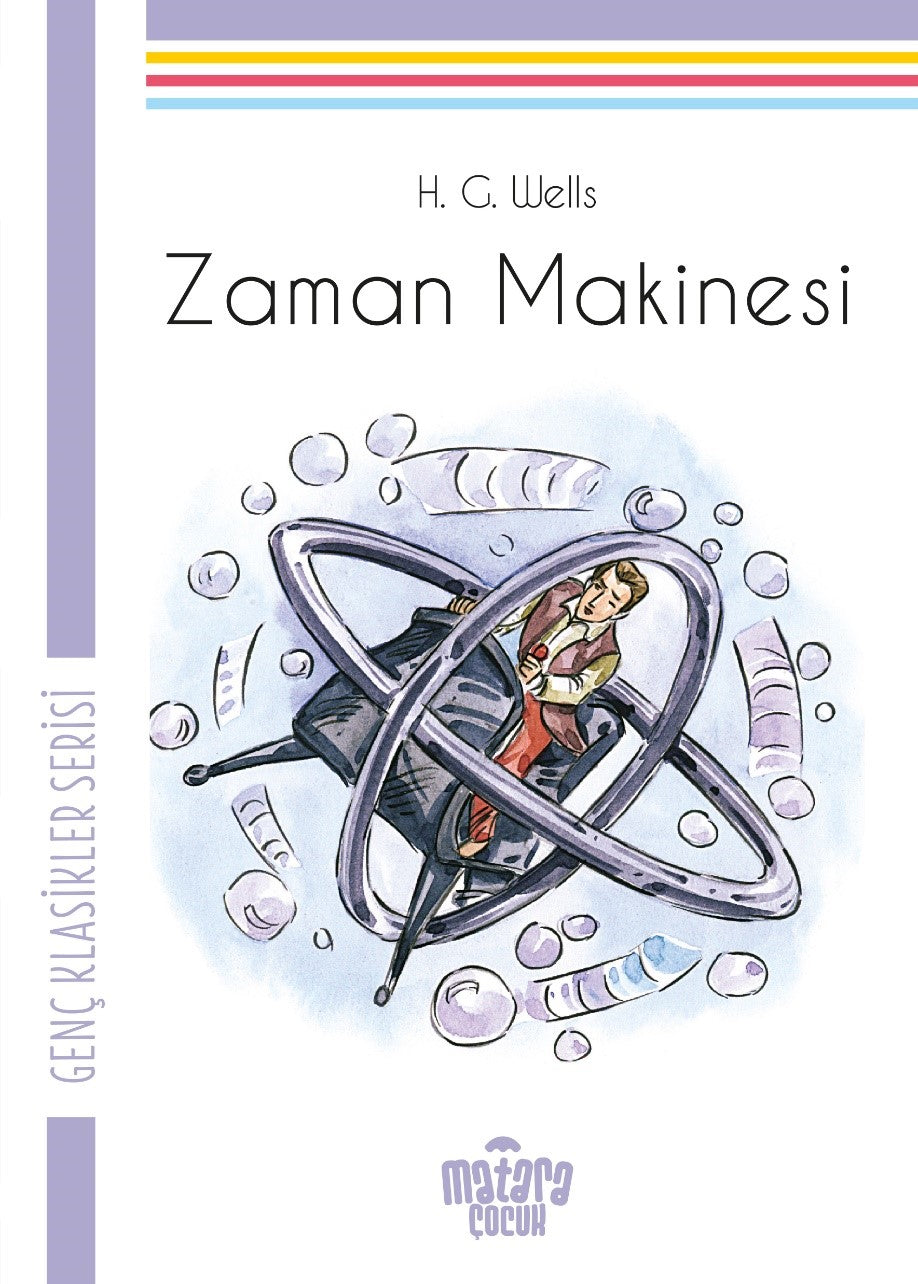 Zaman Makinesi Genç Klasikler Serisi - Herbert George Wells kitap kapağı