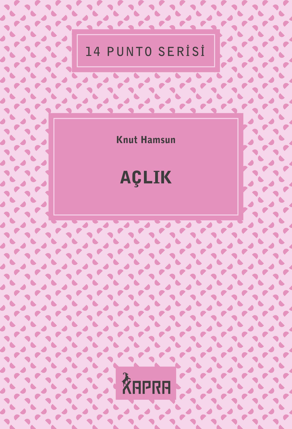 Açlık / 14 Punto Serisi - Knut Hamsun kitap kapağı