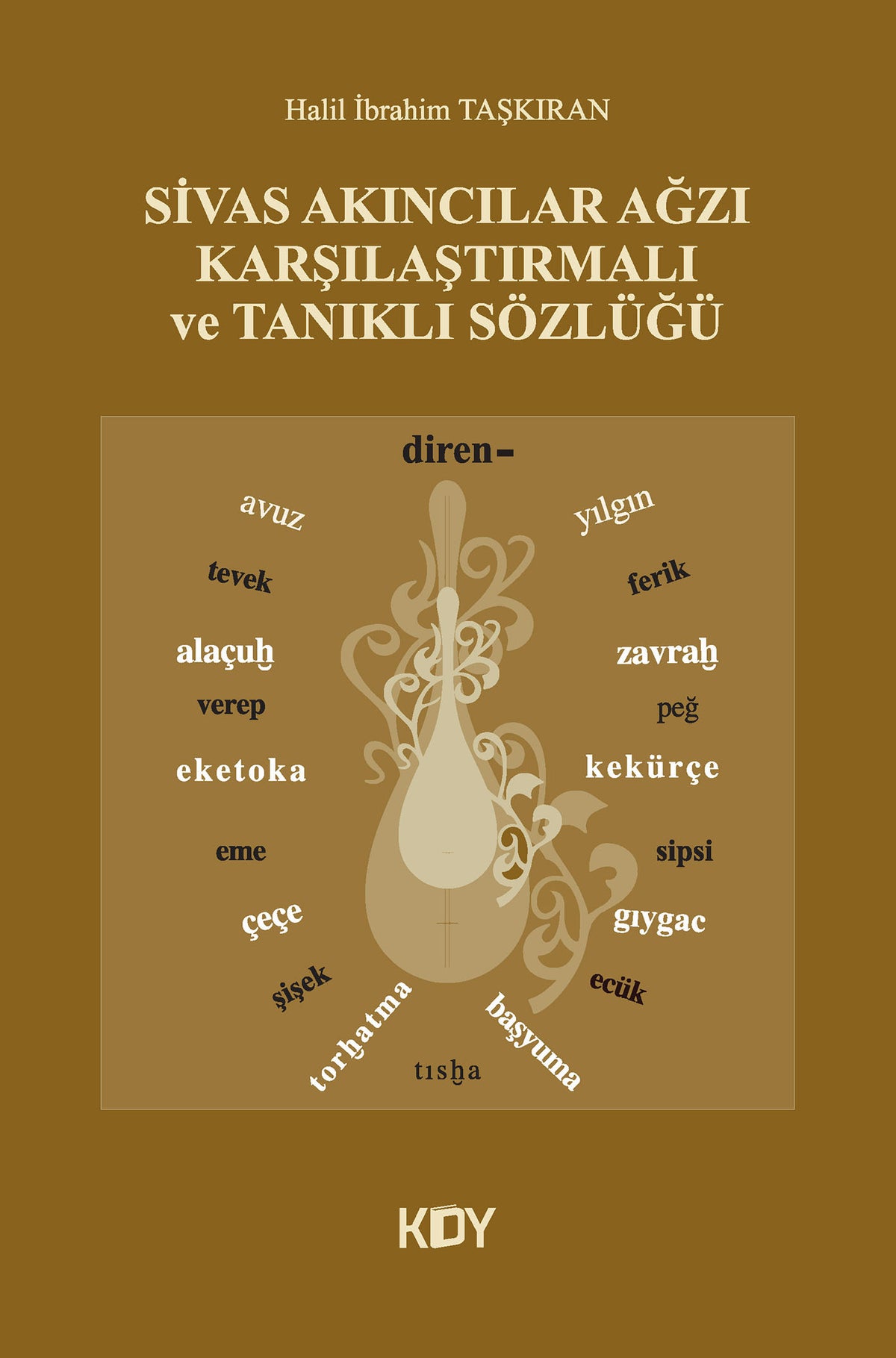 Sivas Akıncılar Ağzı Karşılaştırmalı ve Tanıklı Sözlüğü - Halil İbrahim Taşkıran kitap kapağı