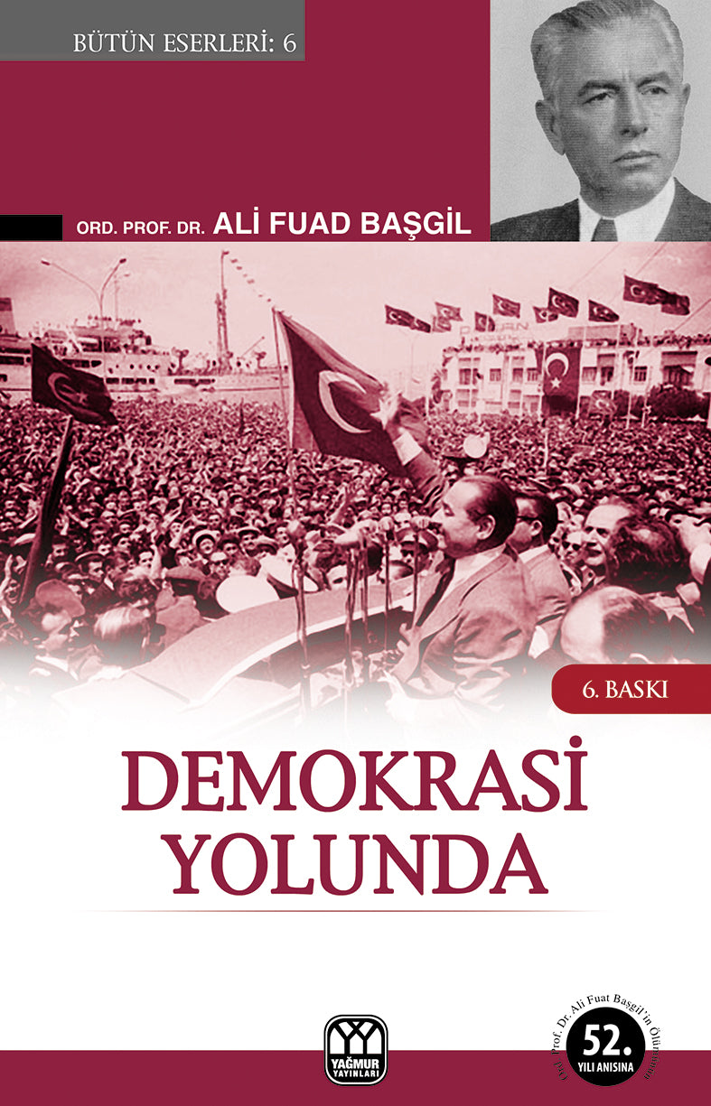 Demokrasi Yolunda - Ord. Prof. Dr. Ali Fuad Başgil kitap kapağı