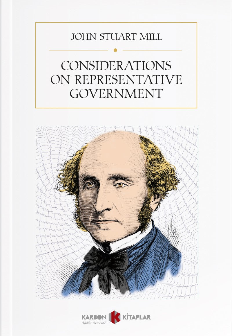 Considerations On Representative Government - John Stuart Mill kitap kapağı