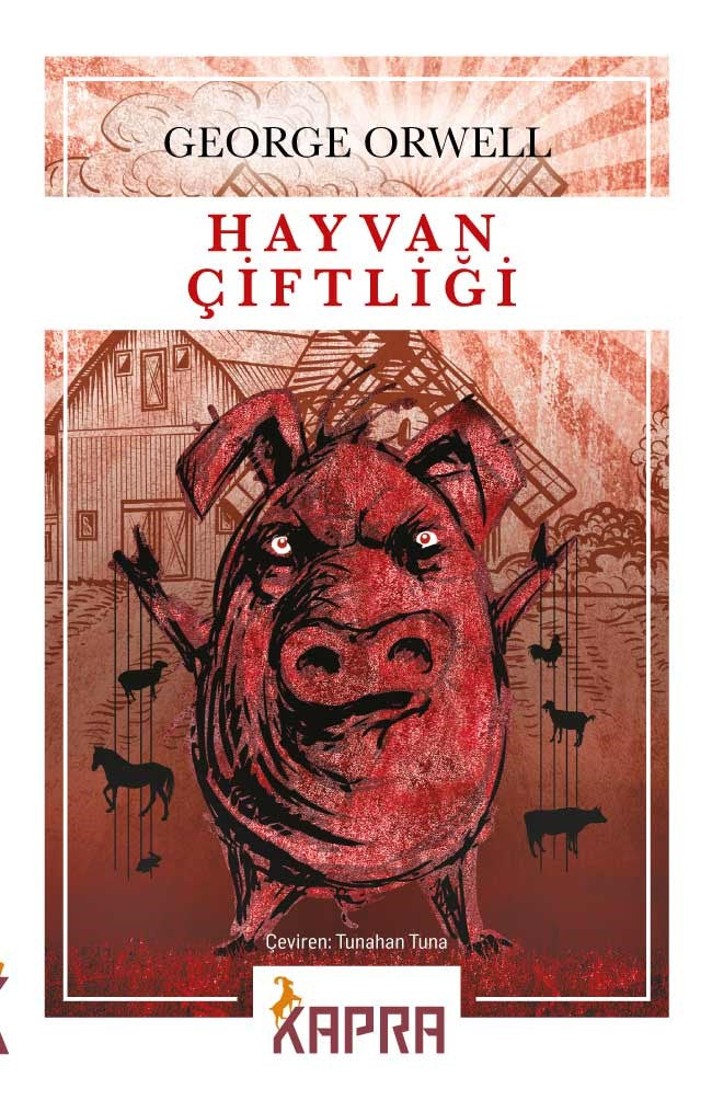 Hayvan Çiftliği - George Orwell kitap kapağı