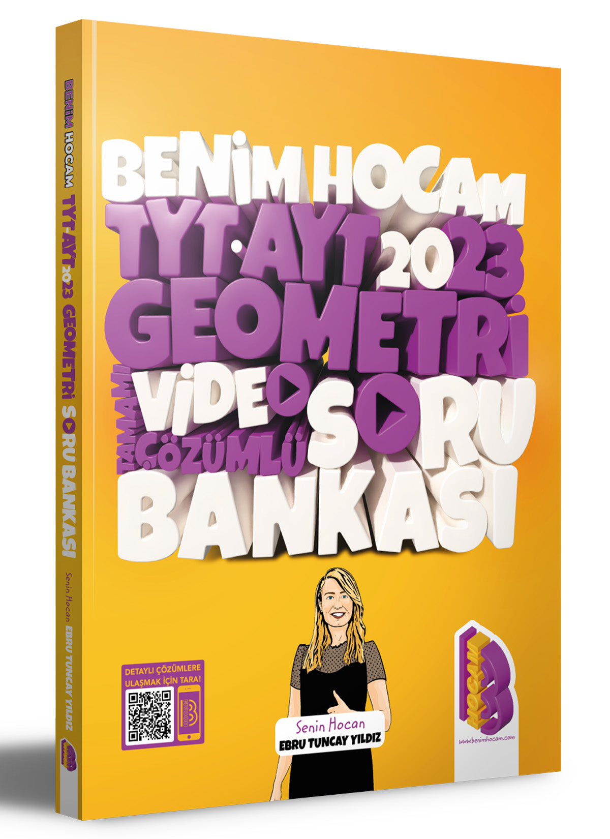TYT-AYT Geometri Tamamı Video Çözümlü Soru Bankası - Ebru Yıldız Tuncay kitap kapağı
