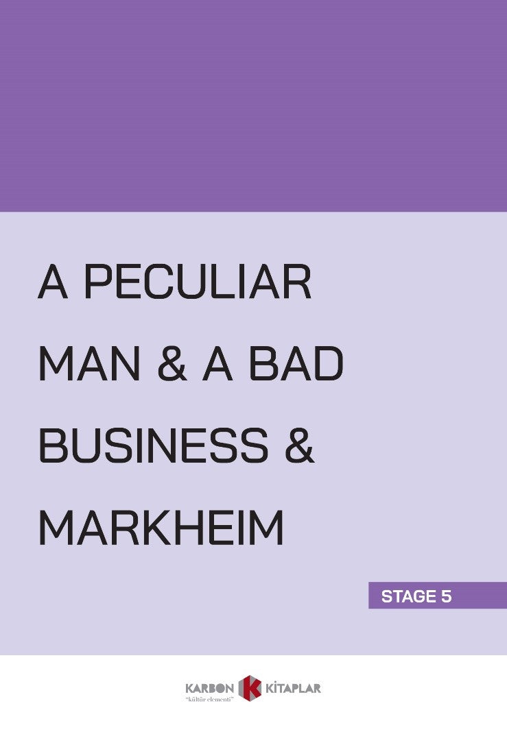 A Peculiar Man - A Bad Business - Markheim (Stage 5) - Kolektif kitap kapağı