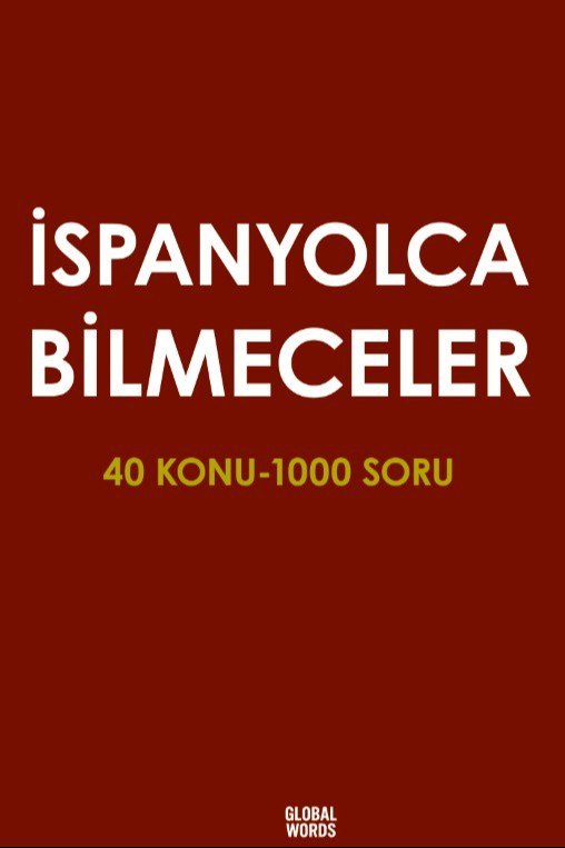 İspanyolca Bilmeceler 40 Konu-1000 Soru - Kolektif kitap kapağı