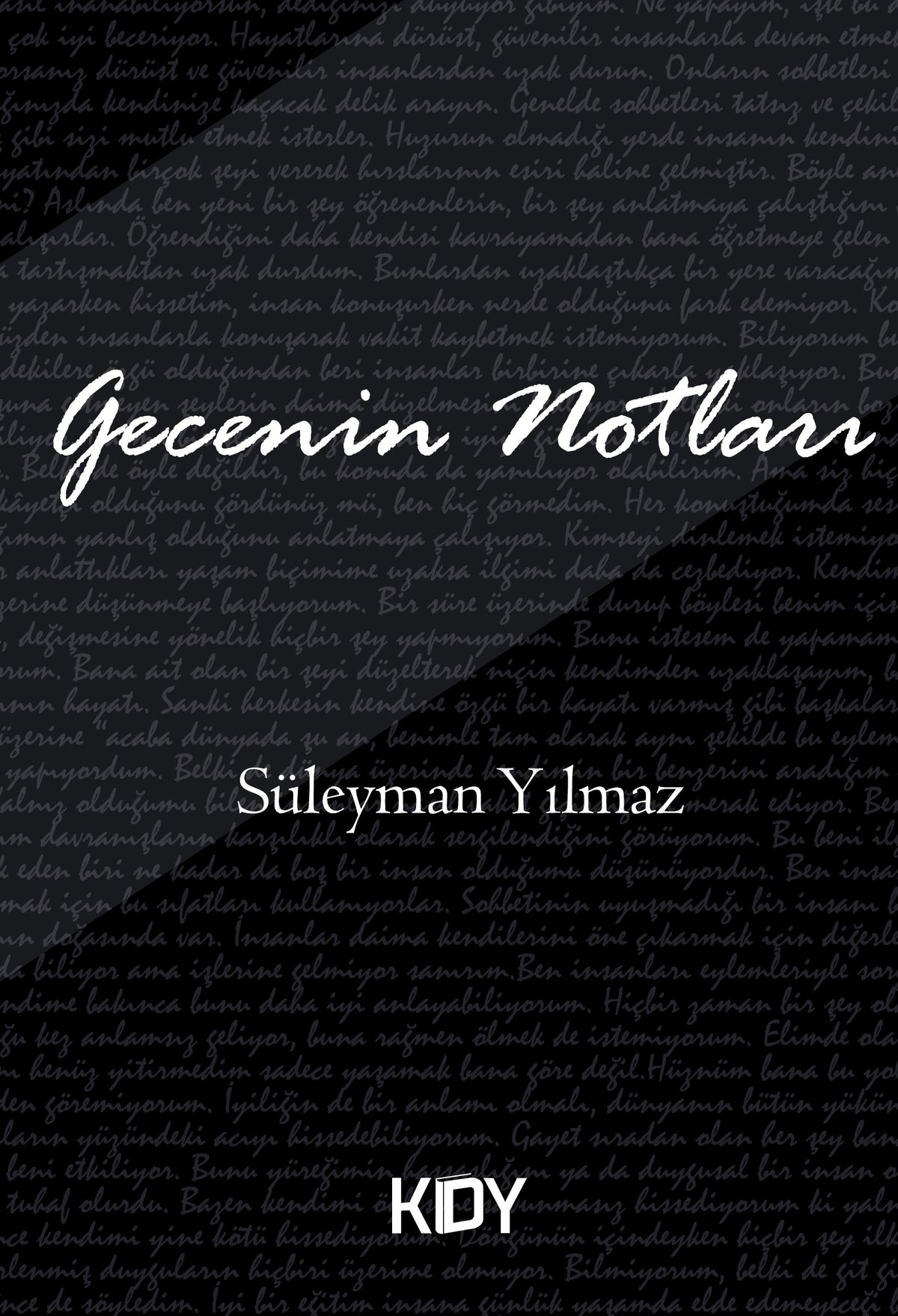 Gecenin Notları - Süleyman Yılmaz kitap kapağı