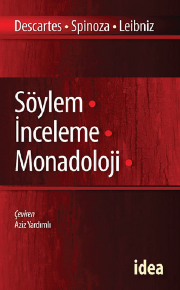 Söylem, İnceleme, Monadoloji - Rene Descartes kitap kapağı