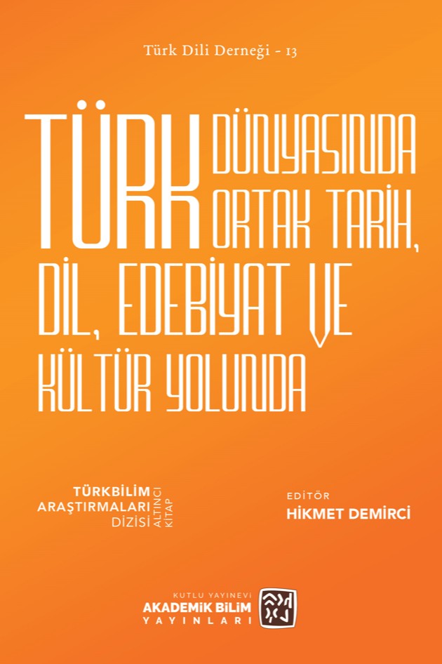Türk Dünyasında Ortak Tarih, Dil, Edebiyat ve Kültür Yolunda - Hikmet Demirci kitap kapağı