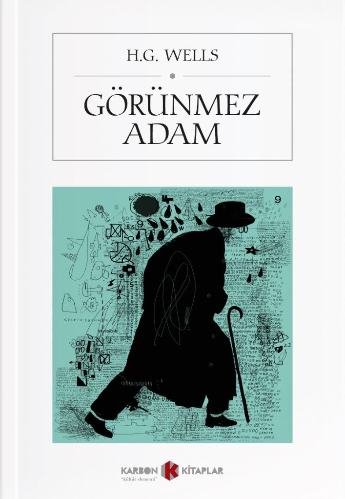 Görünmez Adam - Herbert George Wells kitap kapağı