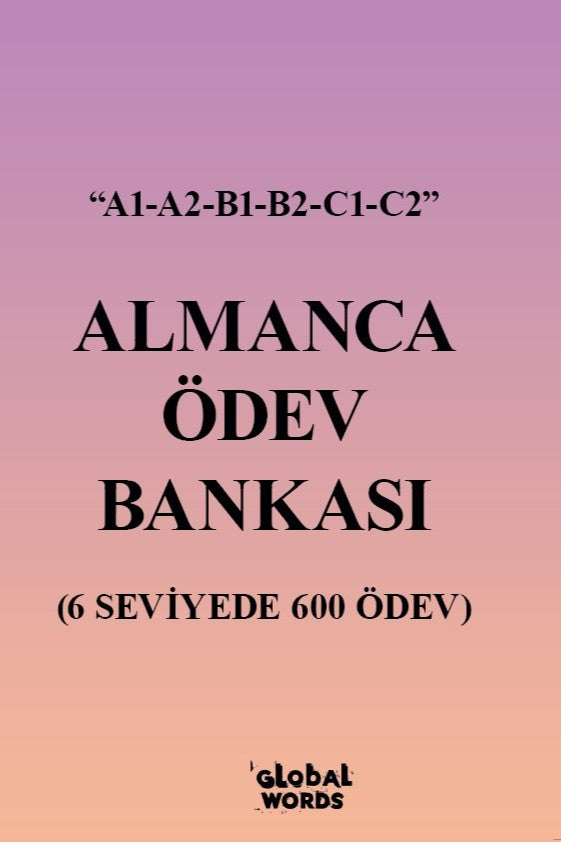 Almanca Ödev Bankası 6 Seviyede 600 Ödev - Kolektif kitap kapağı